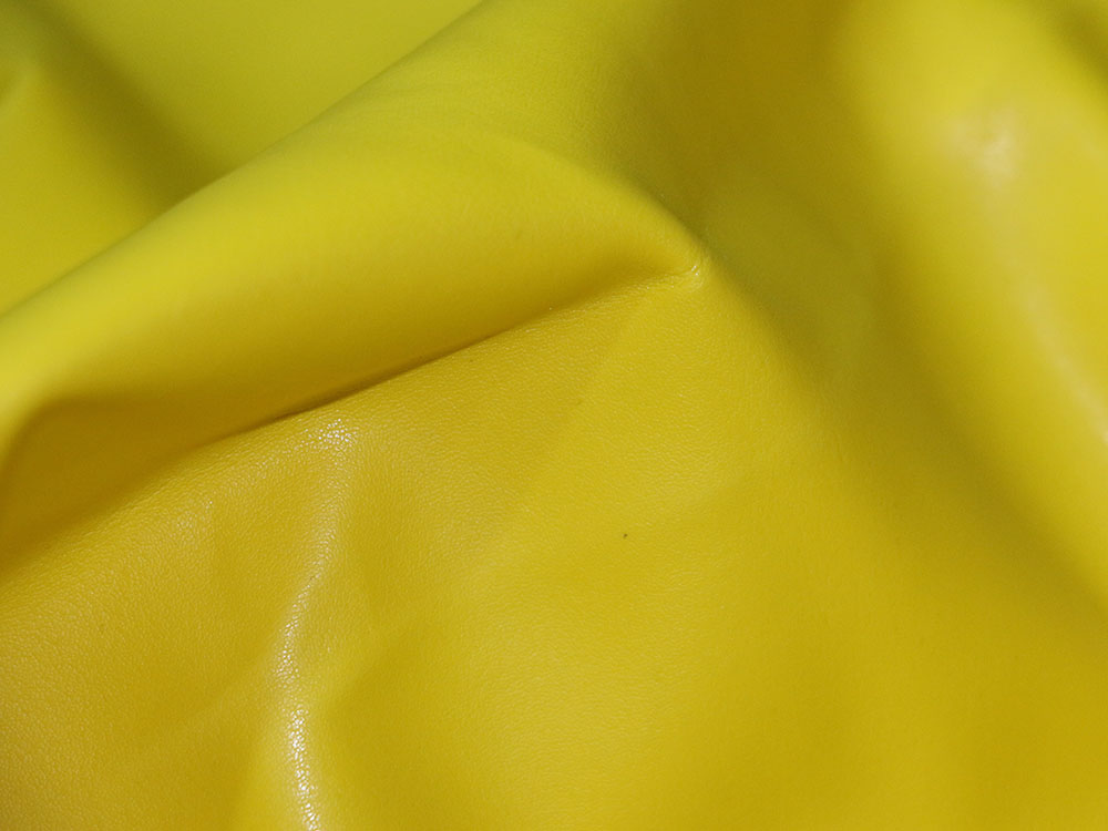 Yellow Faux Leather