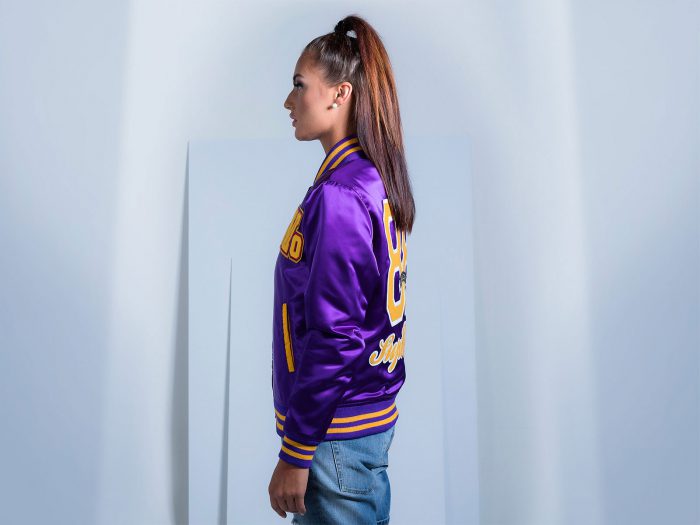 Custom Letterman Jackets Women | Satin Varsity Jackets