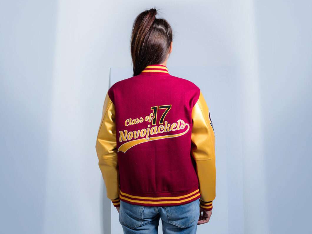 Custom Varsity Jackets Faux Leather Women Jackets Novo Jackets