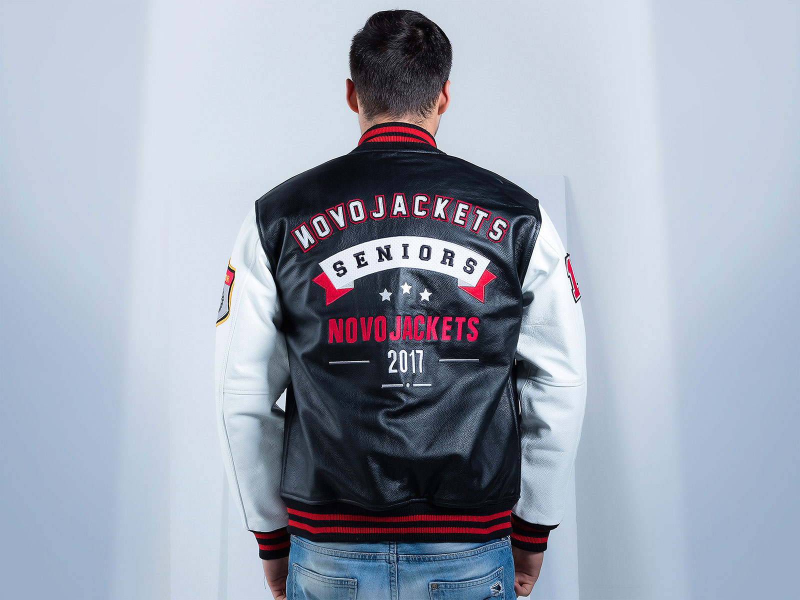 Custom Letterman Jackets Novo Jackets Seniors Leather Jacket