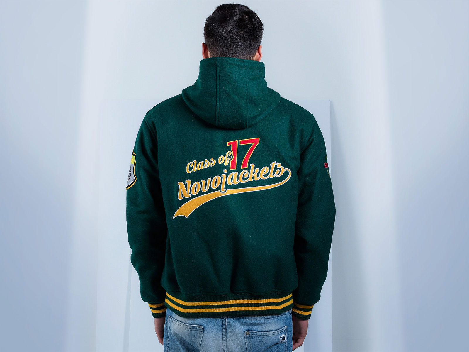 Custom Wool Varsity Hoodie Custom Letterman Hoodies