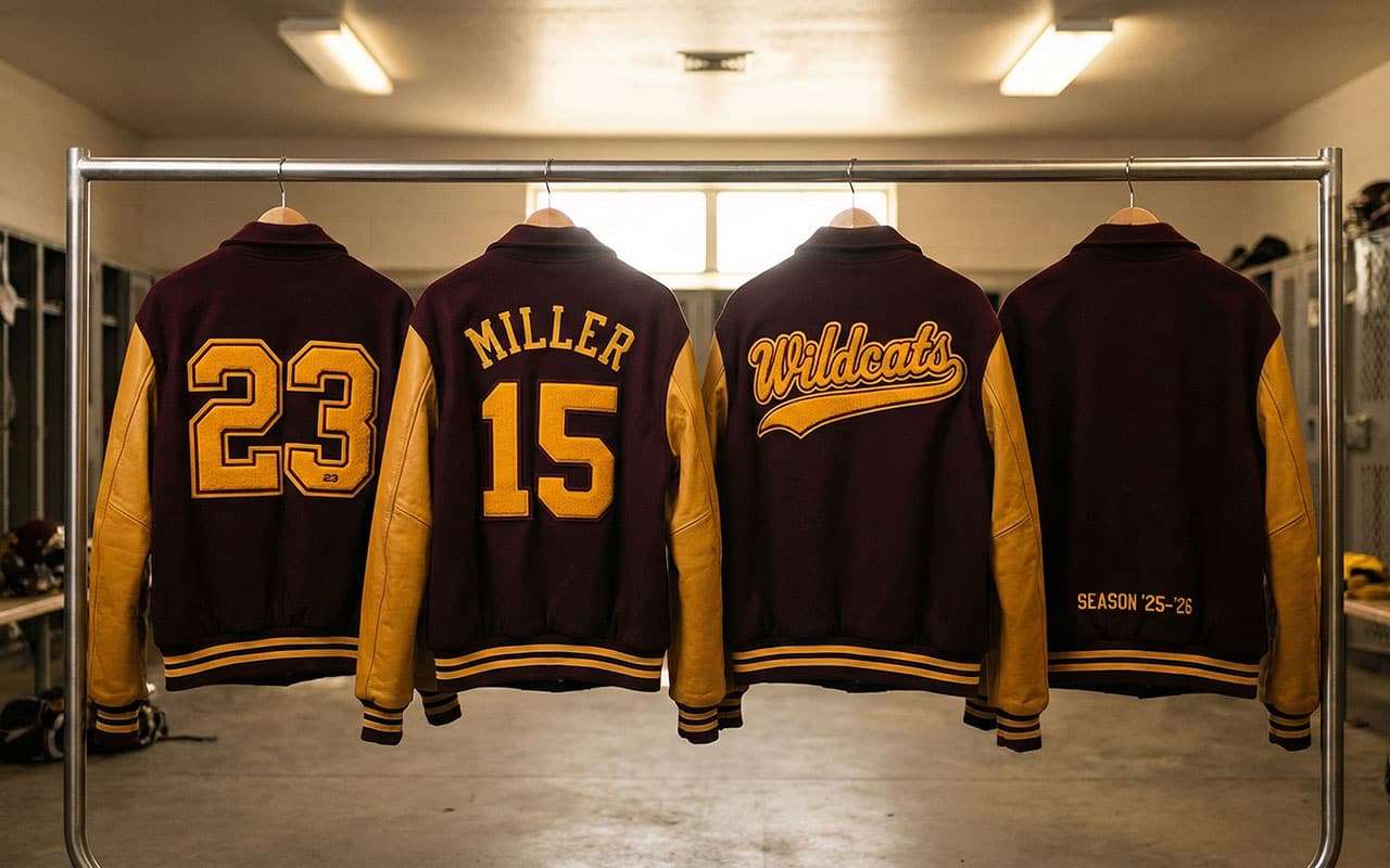 Custom Varsity Jackets with Name and Numbers | Novo Jackets